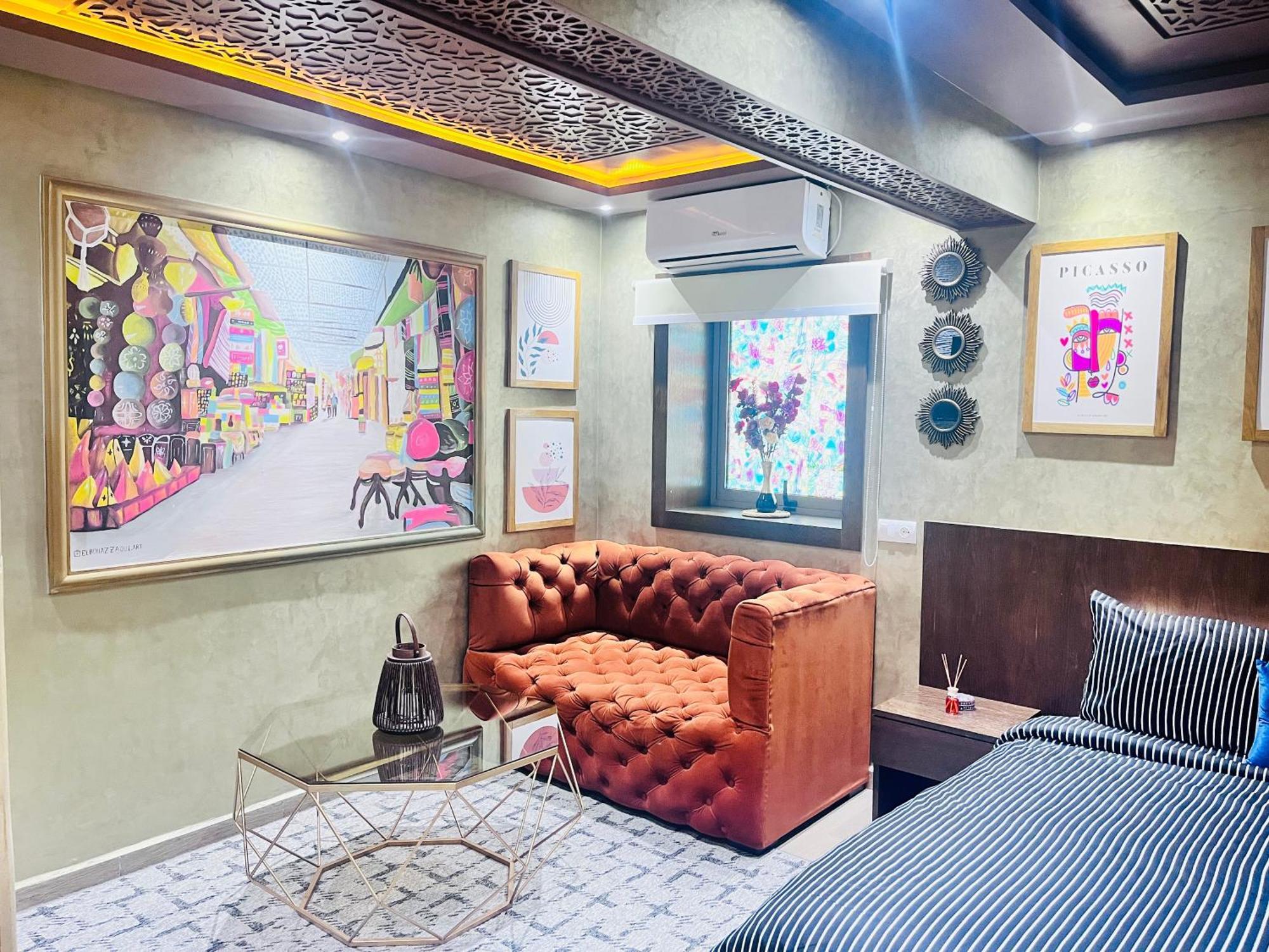 Studio Elegant Au Coeur De La Medina De 라바트 외부 사진